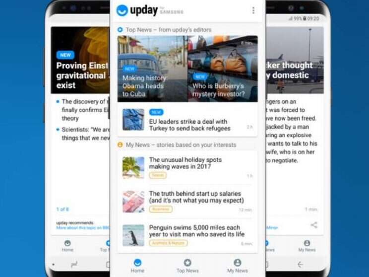Platform Profile - Upday: Samsung's curated news app drives traffic (but does not share revenue)